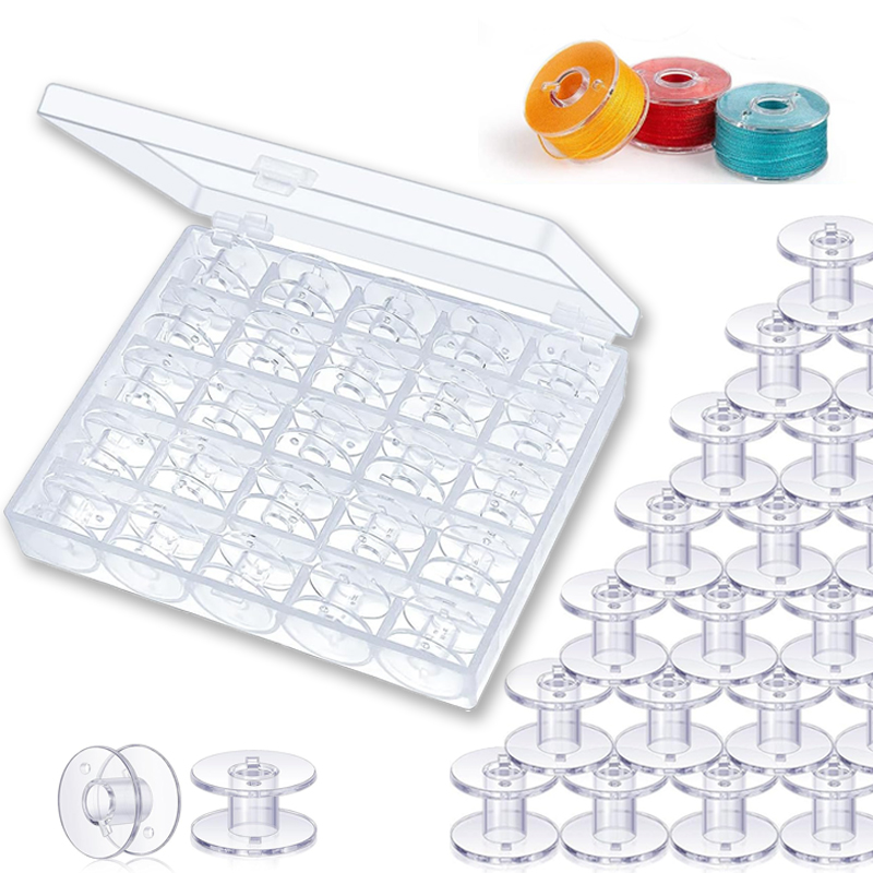 Bobbin Organizer Box - 25pcs Home Sewing Machine Bottom Thread