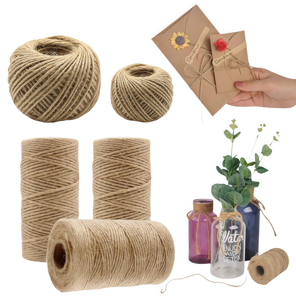 Sewing Thread In Textile - 2/3/4mm Natural Jute Rope String Ribbon