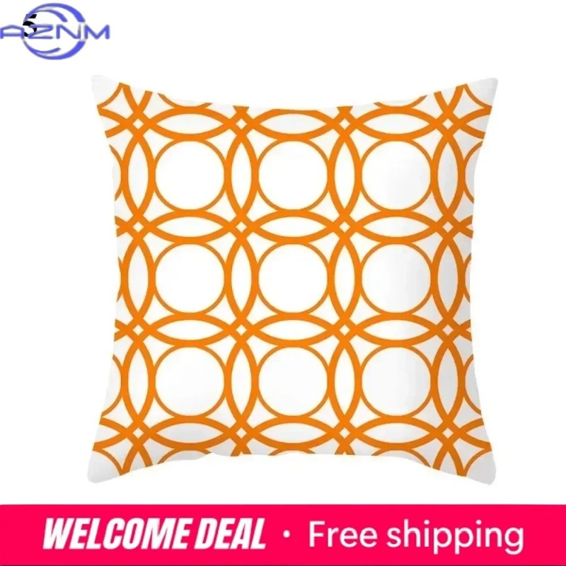 Boho Orange Abstract Cushion C - Century Textile & Sewing Supply Avenue C North Saskatoon Sk 评论和价格