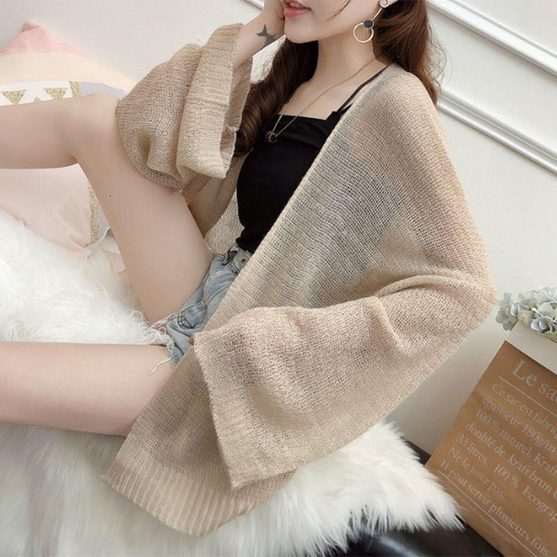 Spring Autumn Sheer Knit Cardi - Sewing V 评论和价格
