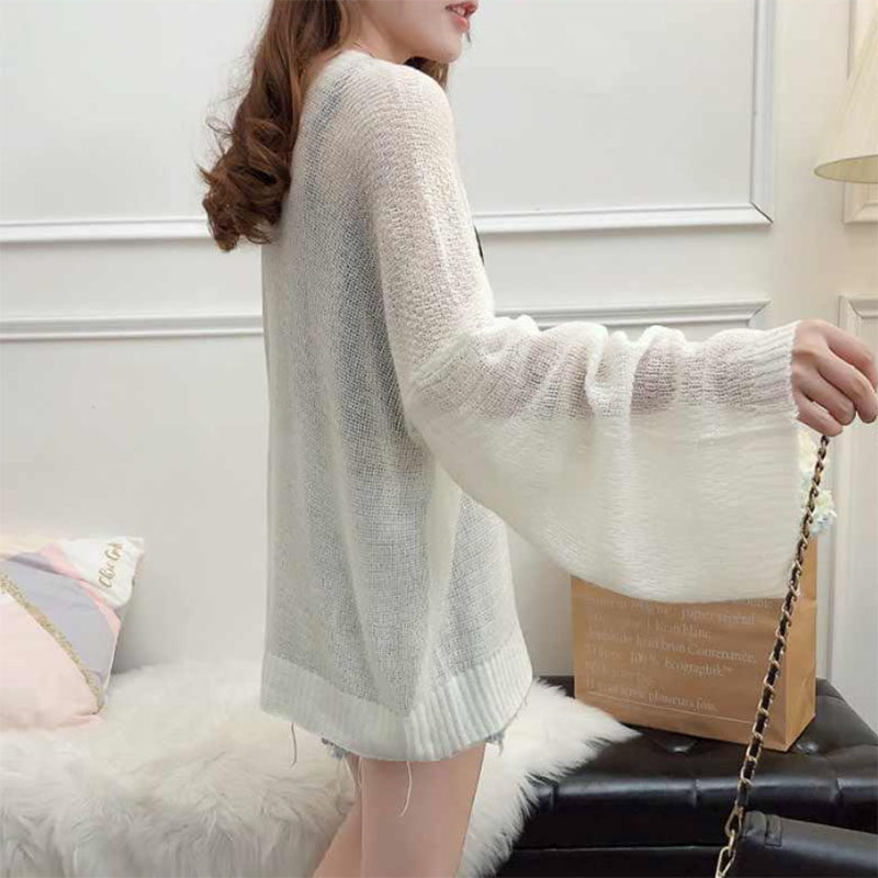 Spring Autumn Sheer Knit Cardi - Sewing V 评论和价格