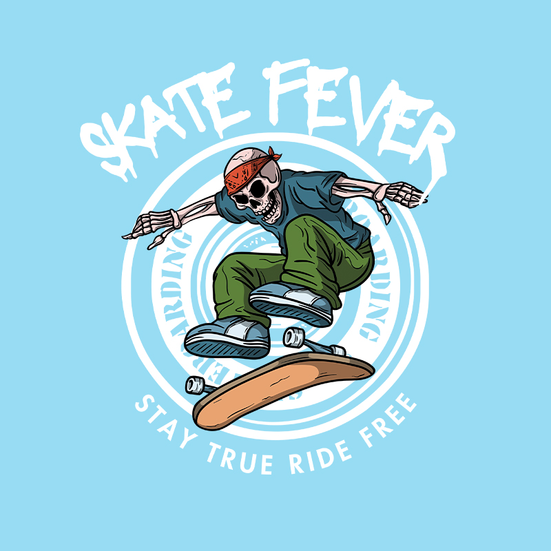 Cool skeleton playing skateboa - Iron On Patch 评论和价格