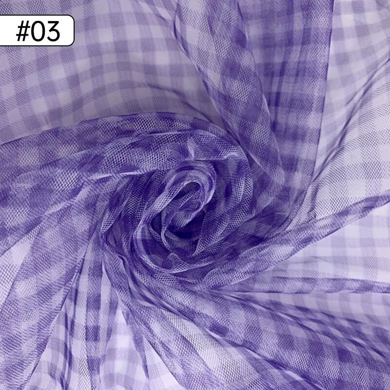 90x150cm Check Mesh Fabric Tra - Is Sewing A Textile Craft 评论和价格