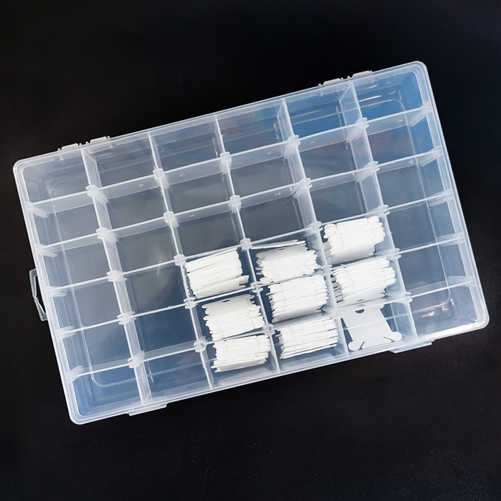 J1UL1N 36 Grids Plastic Embroi - Bobbin Organizer Box 评论和价格