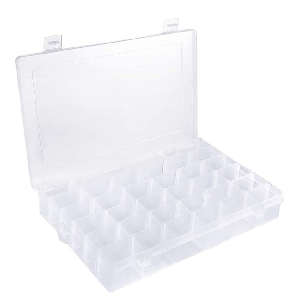 J1UL1N 36 Grids Plastic Embroi - Bobbin Organizer Box 评论和价格