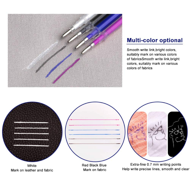 103Pcs / Set Heat Erasable Ref - Fabric Marking Pen 评论和价格