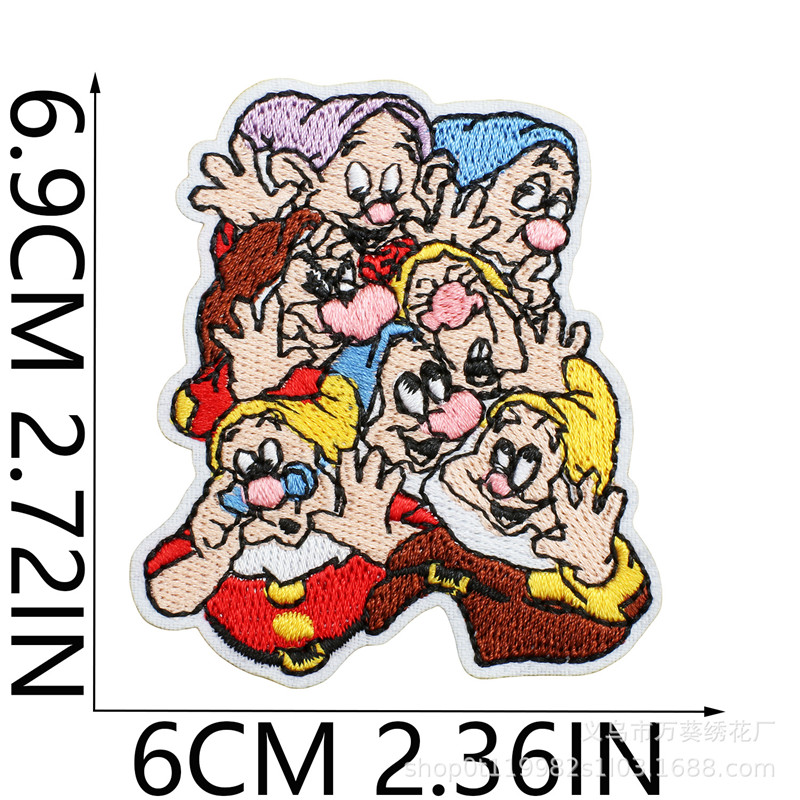 15pcs Snow Princess Embroidery - Iron On Patch 评论和价格