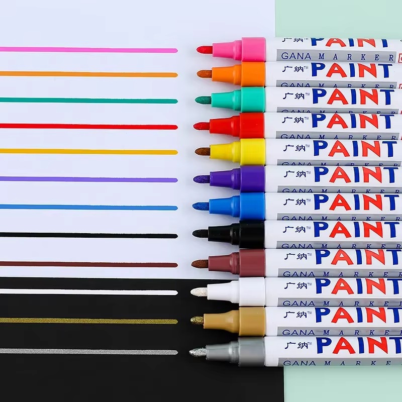 GuangNa 6/12 Pcs Colorful Perm - Fabric Marking Pen 评论和价格