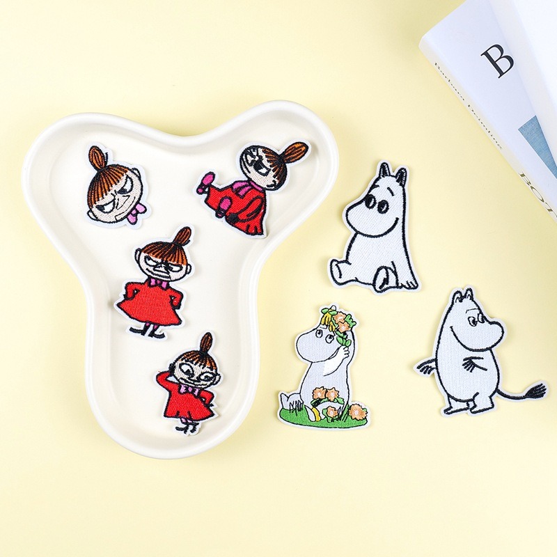 Moomin Cute Cartoon Embroidere - Sewing Repair 评论和价格