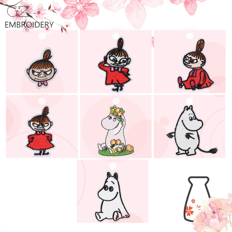 Moomin Cute Cartoon Embroidere - Sewing Repair 评论和价格