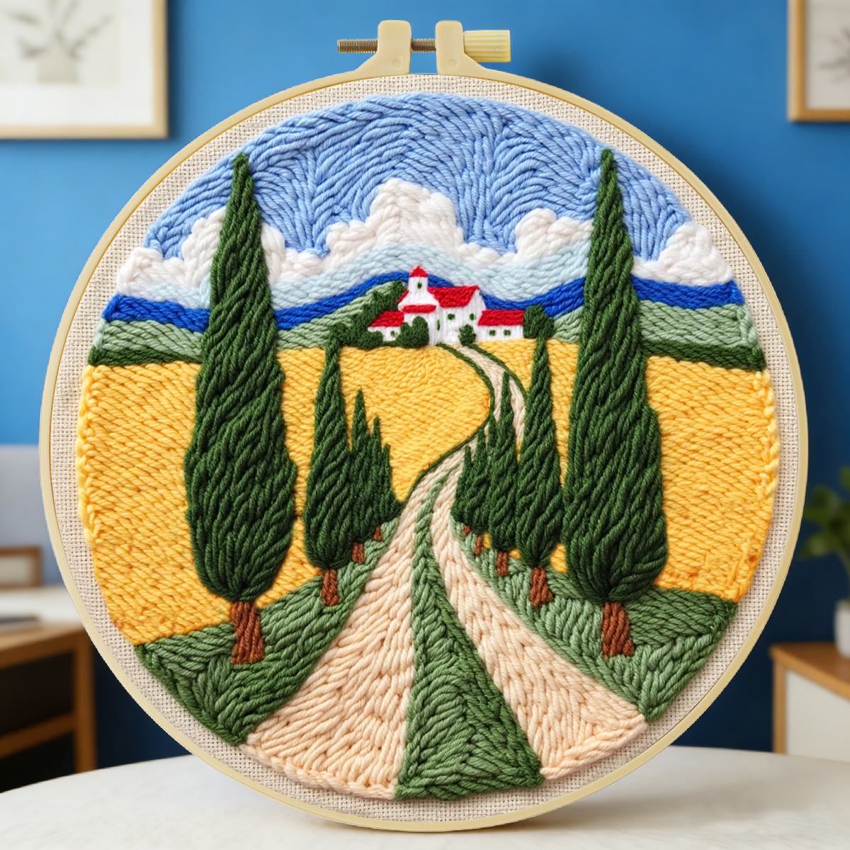 20X20CM/7.87inch Field Punch N - Is Sewing Textile Art 评论和价格