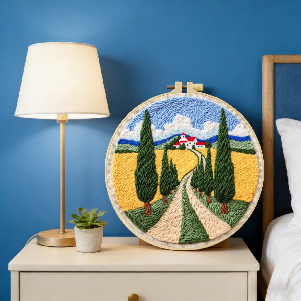 20X20CM/7.87inch Field Punch N - Is Sewing Textile Art 评论和价格