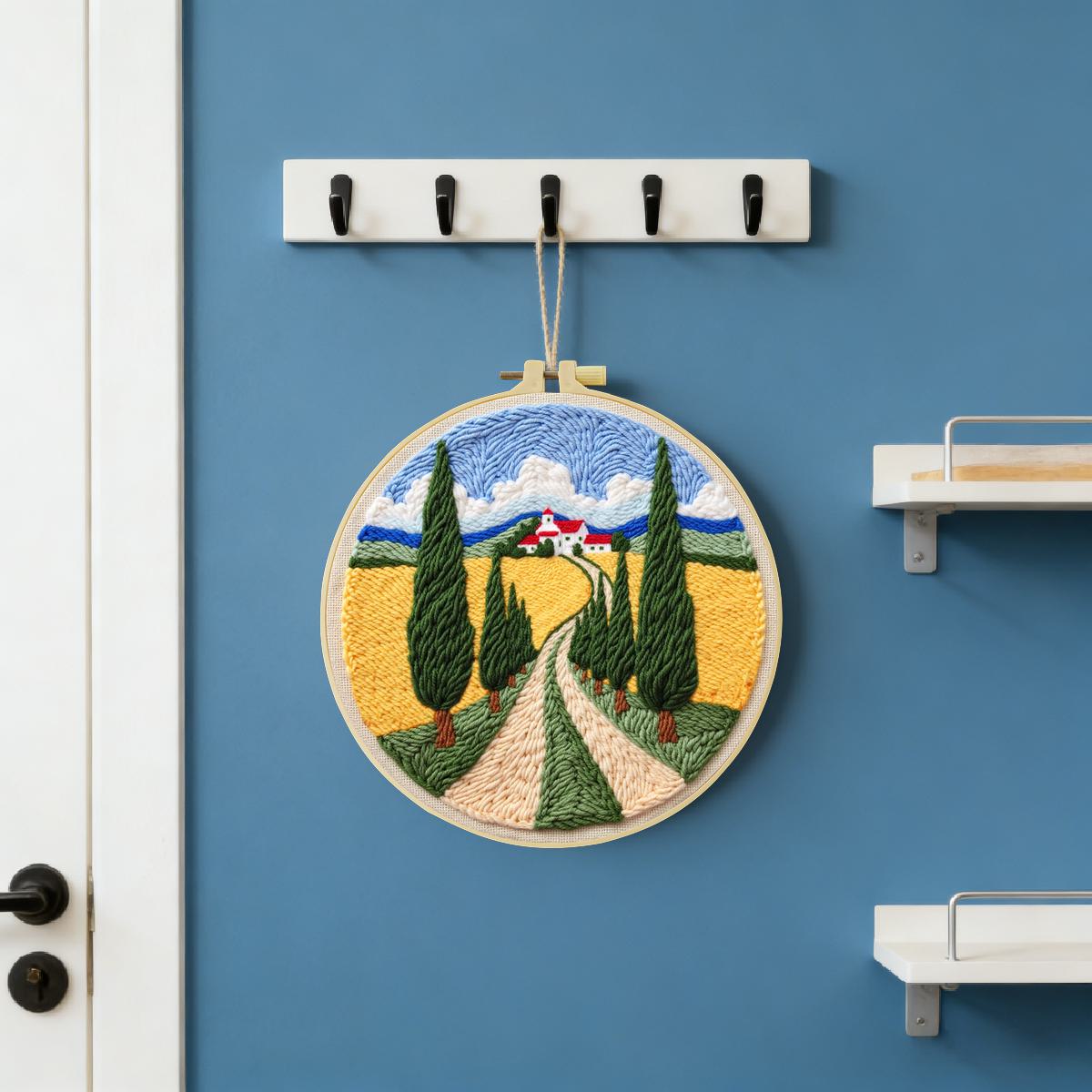 20X20CM/7.87inch Field Punch N - Is Sewing Textile Art 评论和价格