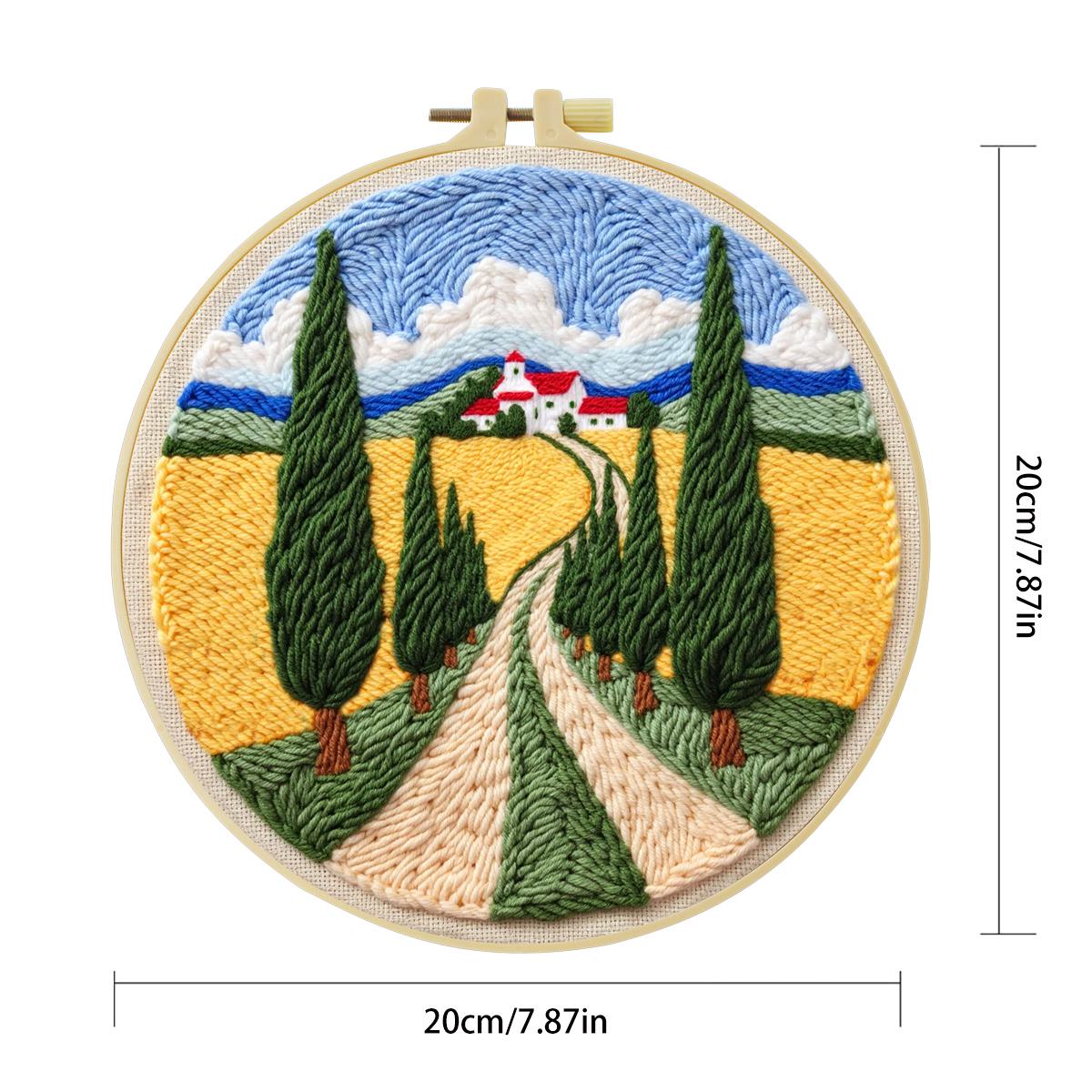 20X20CM/7.87inch Field Punch N - Is Sewing Textile Art 评论和价格