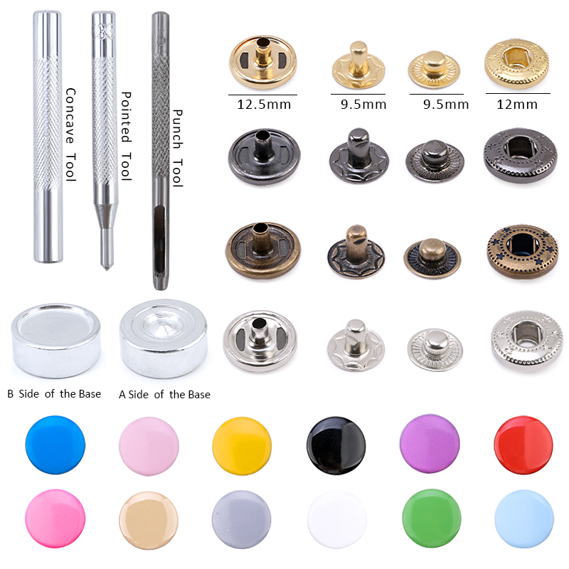 Leather Snap Buttons Fasteners - Button Hole Cutter 评论和价格