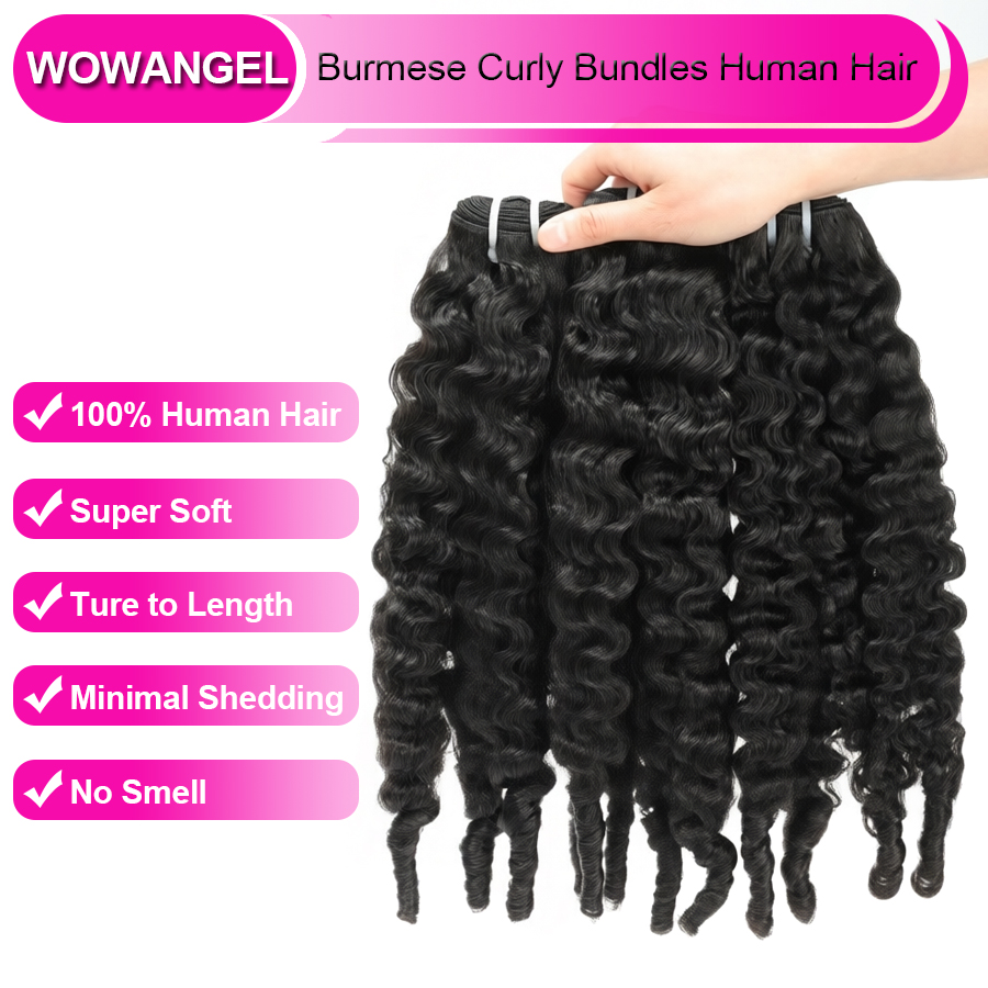 WOWANGEL Burmese Curly Bundles - Sewing Lab 评论和价格