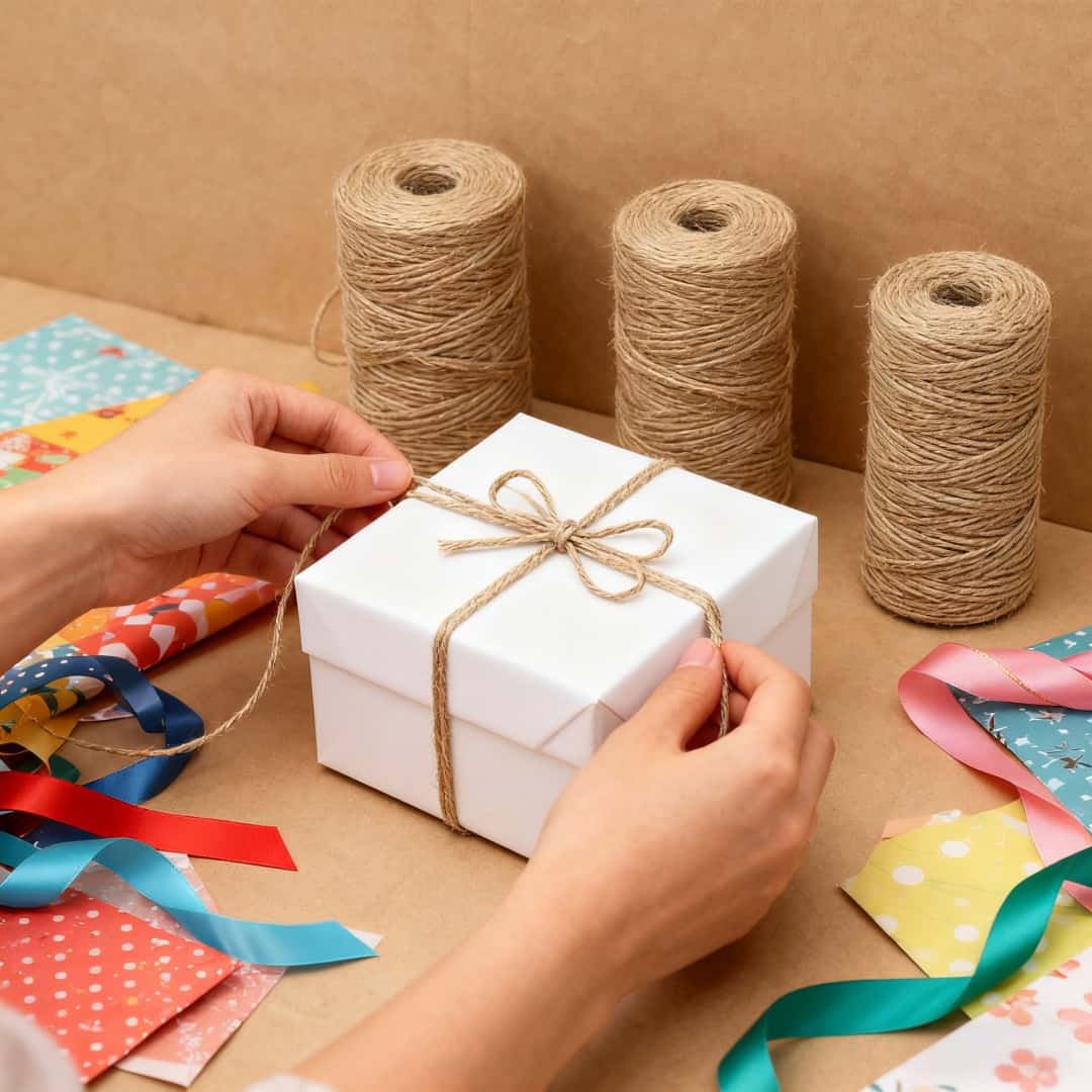 2/3/4mm Natural Jute Rope Stri - Sewing Thread In Textile 评论和价格