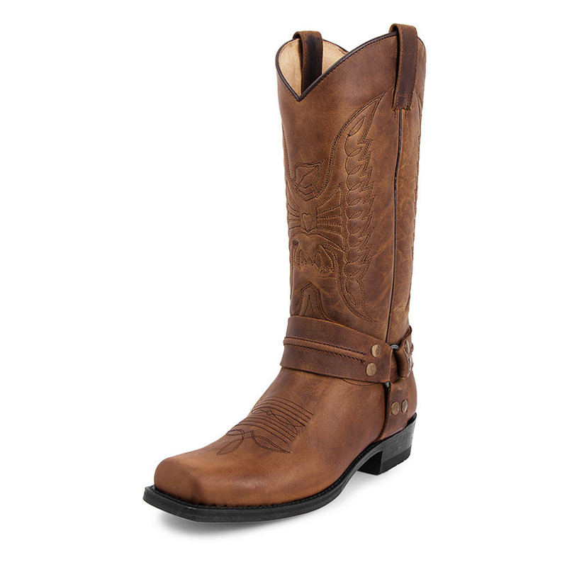 New Men's Motorcycle Boots Fas - Sewing Embroidery Fabric 评论和价格