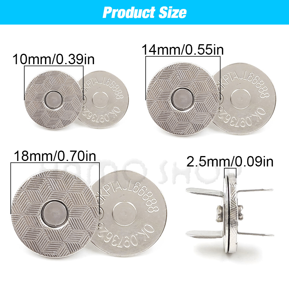 20sets/lot 10mm-18mm Magnetic  - Button Hole Cutter 评论和价格