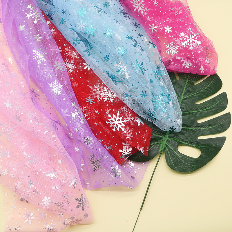 150cm*1yard/pc  Snowflake Prin - Textile And Sewing Supply 评论和价格
