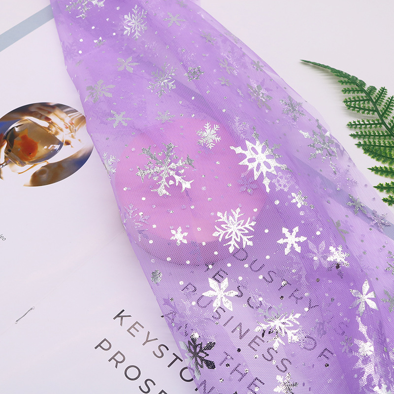 150cm*1yard/pc  Snowflake Prin - Textile And Sewing Supply 评论和价格