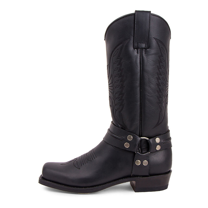 New Men's Motorcycle Boots Fas - Sewing Embroidery Fabric 评论和价格