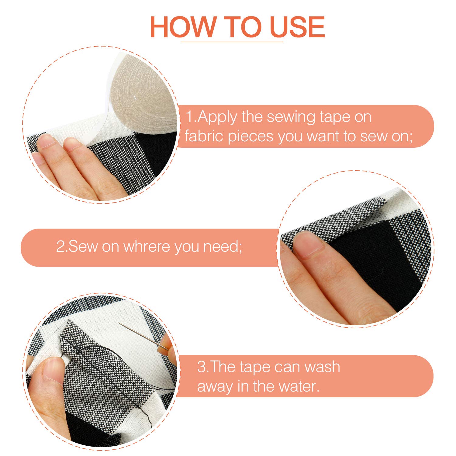 20m Water Soluble Adhesive Tap - Button Hole Cutter 评论和价格