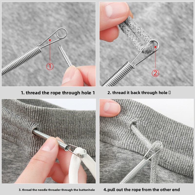 1/5pcs Bendable Spring Drawstr - Button Hole Cutter 评论和价格