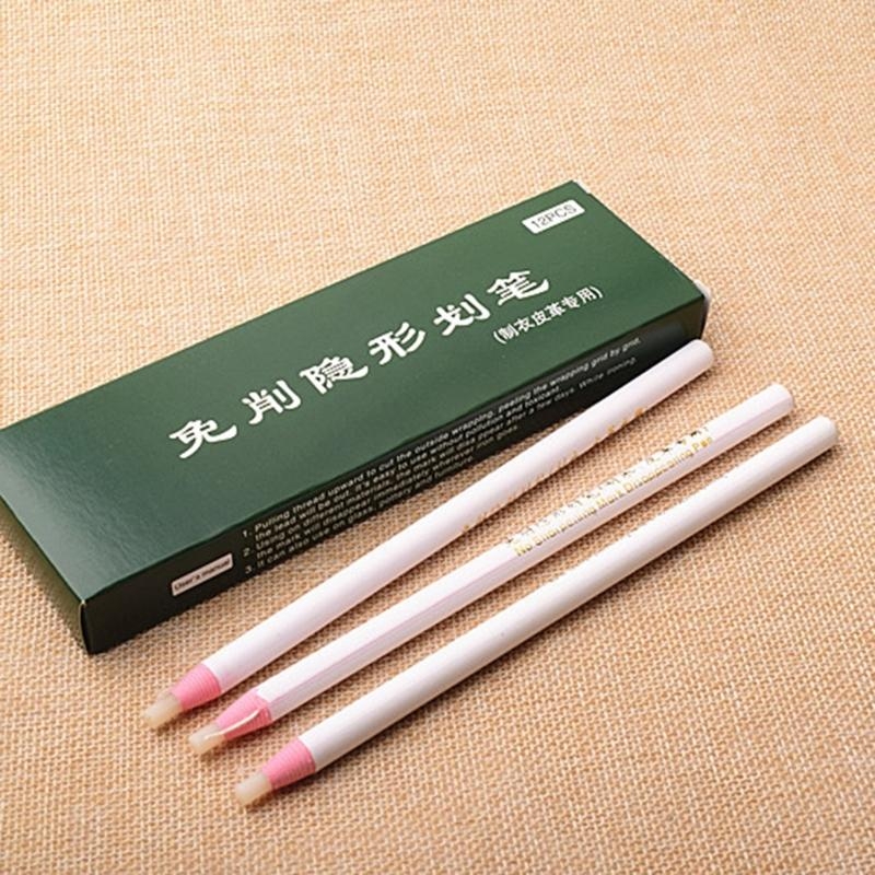W89C 12Pcs Sewing Pencil No Sh - Fabric Marking Pen 评论和价格
