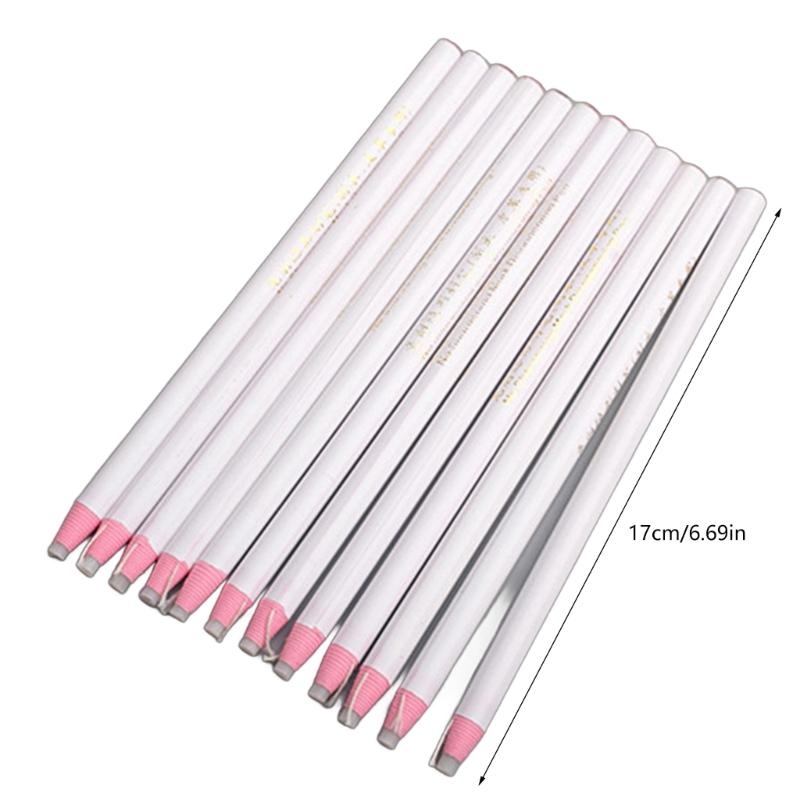 W89C 12Pcs Sewing Pencil No Sh - Fabric Marking Pen 评论和价格