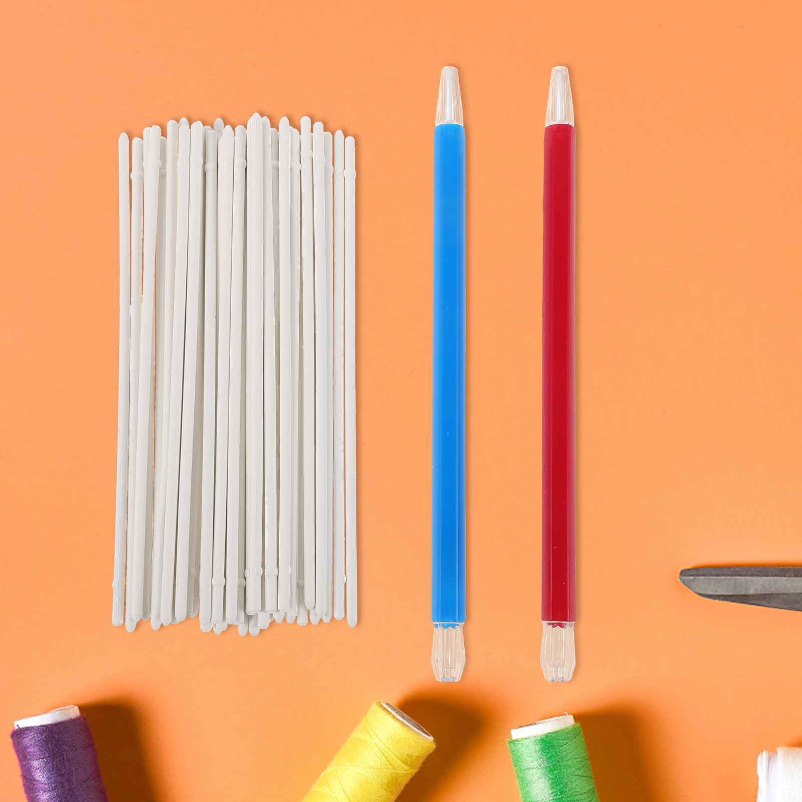 2Sets Heat Erasable Fabric Pen - Sewing Embroidery Fabric 评论和价格