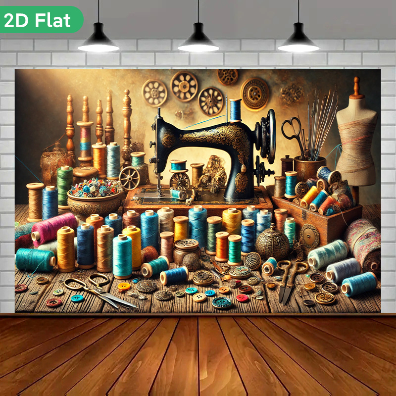 Vintage Retro Sewing Atelier W - Is Sewing Textile Art 评论和价格