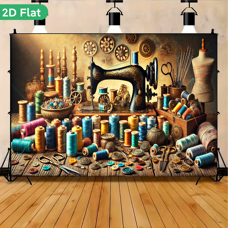 Vintage Retro Sewing Atelier W - Is Sewing Textile Art 评论和价格