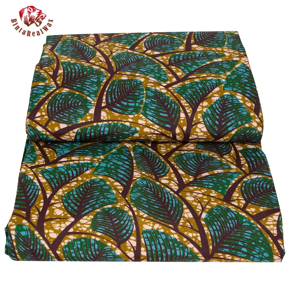 Ankara African Print Leaf Patt - Is Sewing A Textile Craft 评论和价格