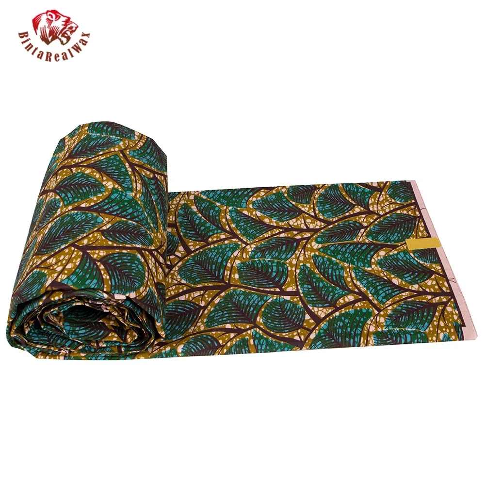 Ankara African Print Leaf Patt - Is Sewing A Textile Craft 评论和价格