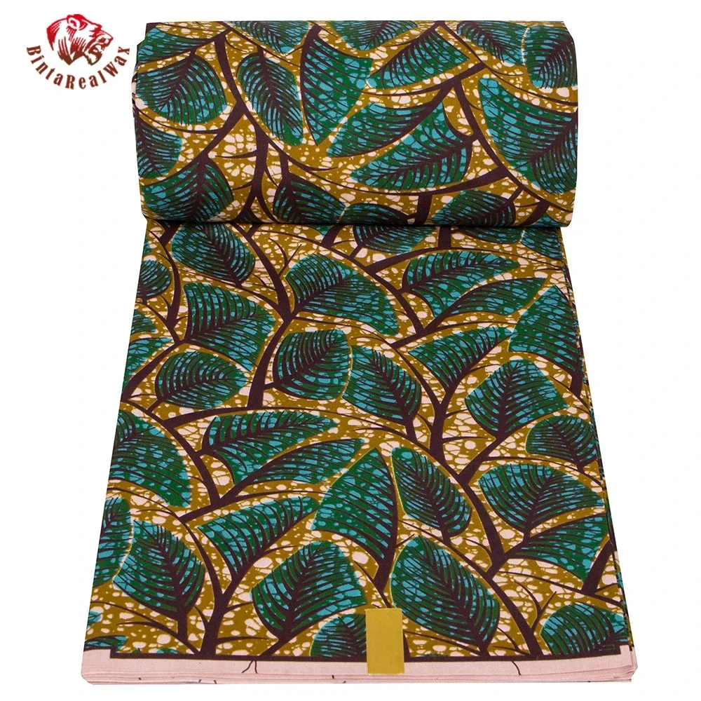 Ankara African Print Leaf Patt - Is Sewing A Textile Craft 评论和价格