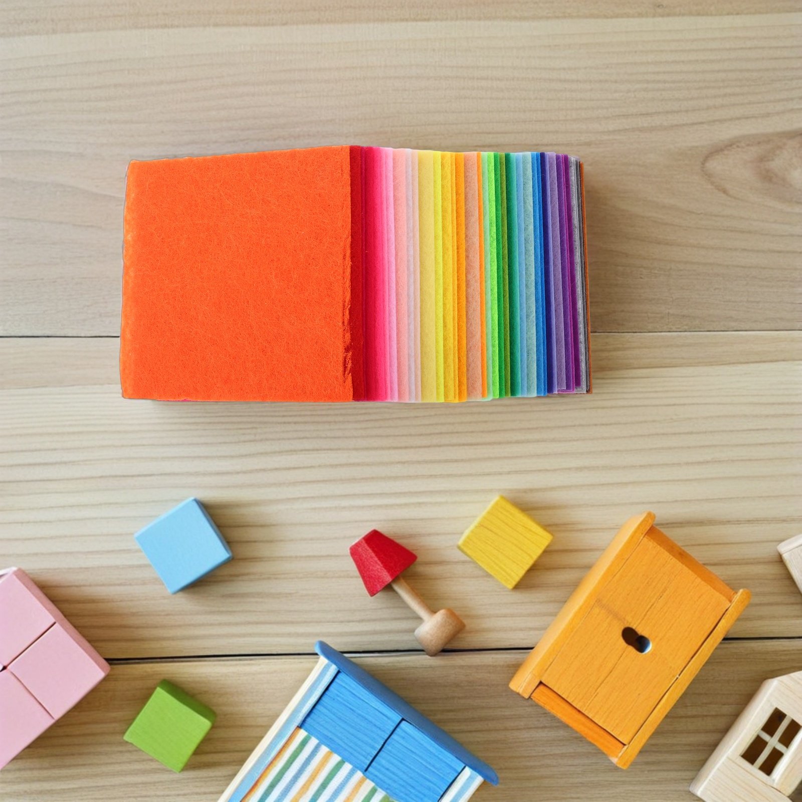 120Pcs Craft Felt Squares 10x1 - Is Sewing Textile Art 评论和价格