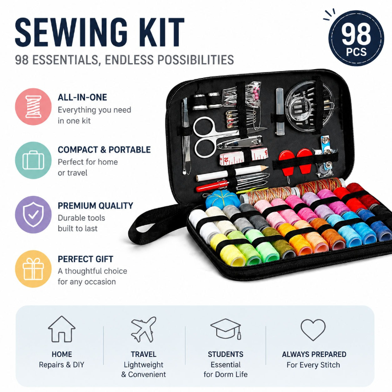 68/98PCS Sewing Accessories To - Sewing Repair 评论和价格