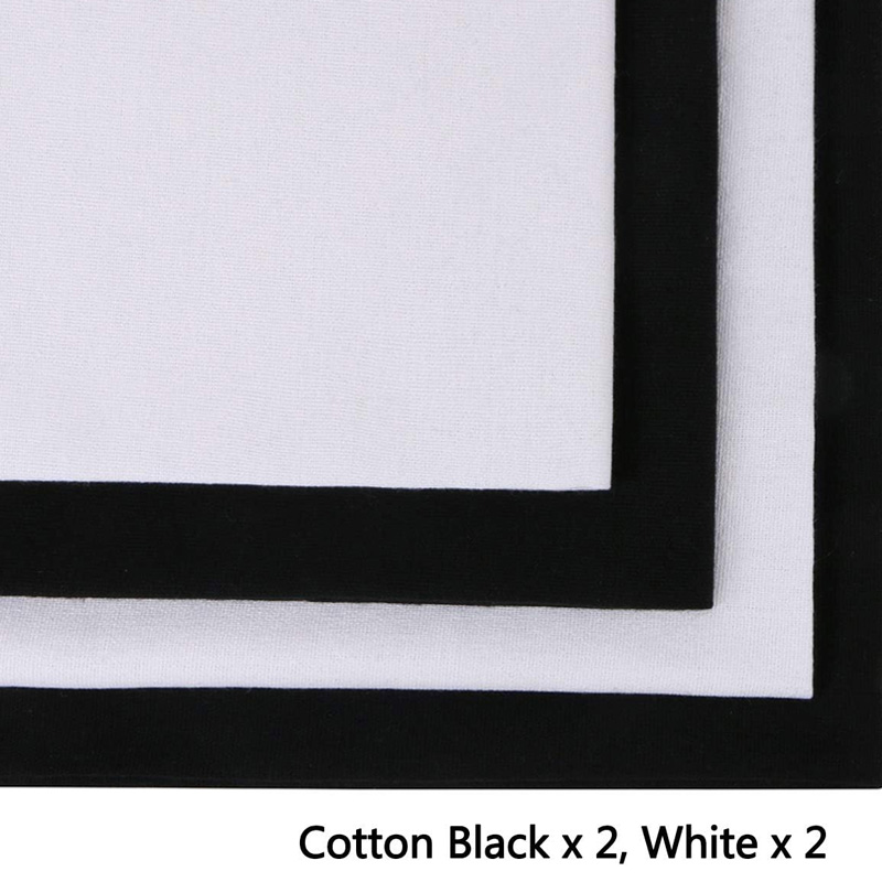 4 Pieces of Linen Fabric, Soli - Sewing Embroidery Fabric 评论和价格