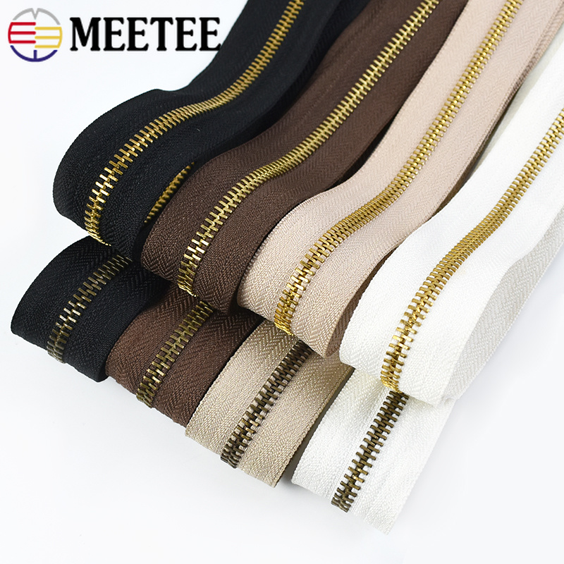 Meetee 2/4Y 3# 5# Metal Zipper - Textile And Sewing Supply 评论和价格