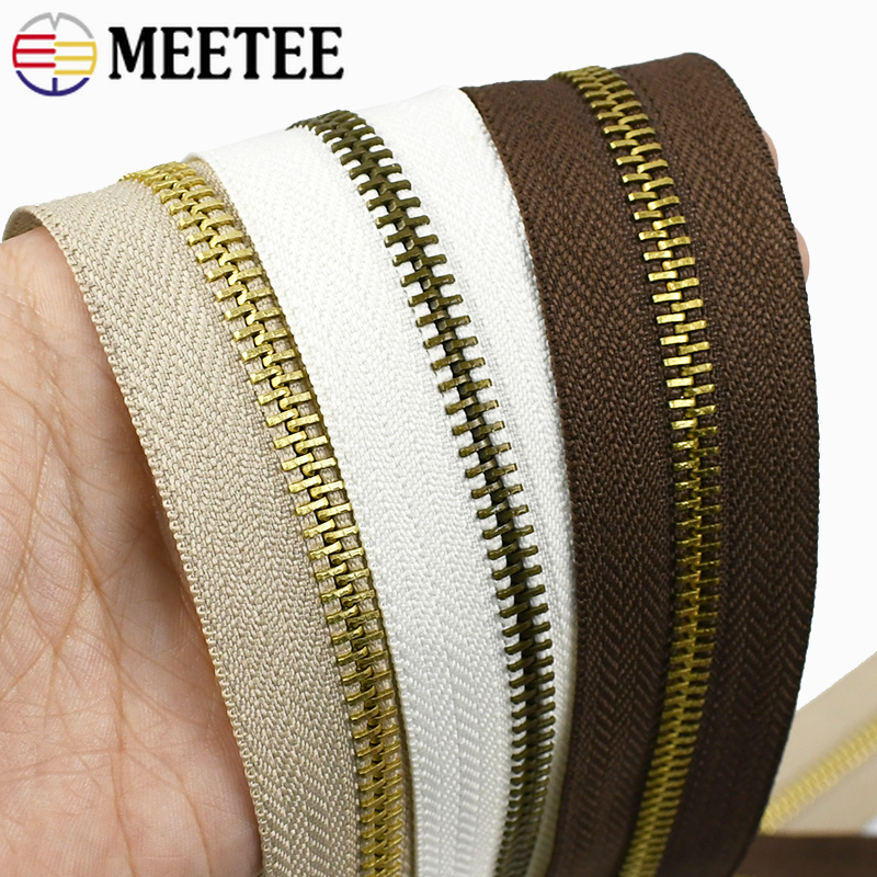 Meetee 2/4Y 3# 5# Metal Zipper - Textile And Sewing Supply 评论和价格