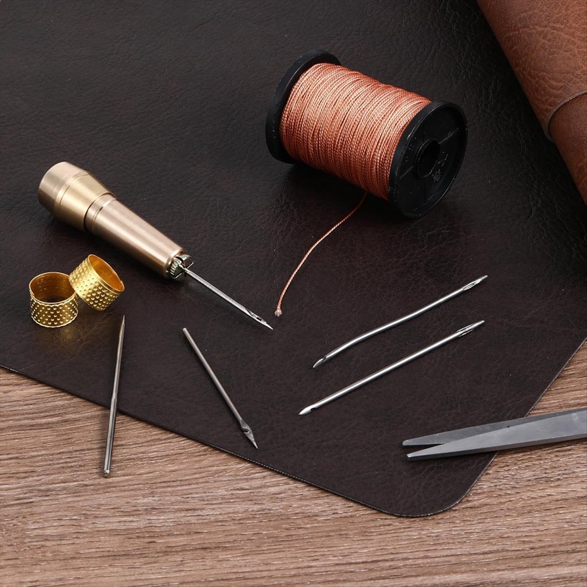 9pcs Leather Sewing Awl Kit wi - Sewing Repair 评论和价格