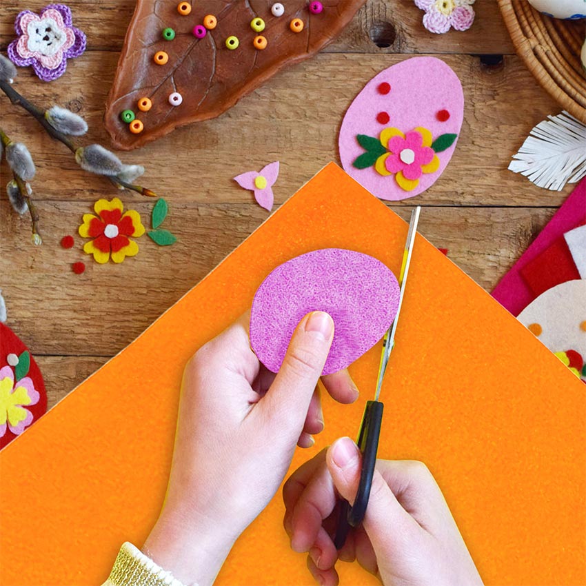 Coloured Felt Fabric Sheets fo - Is Sewing A Textile Craft 评论和价格