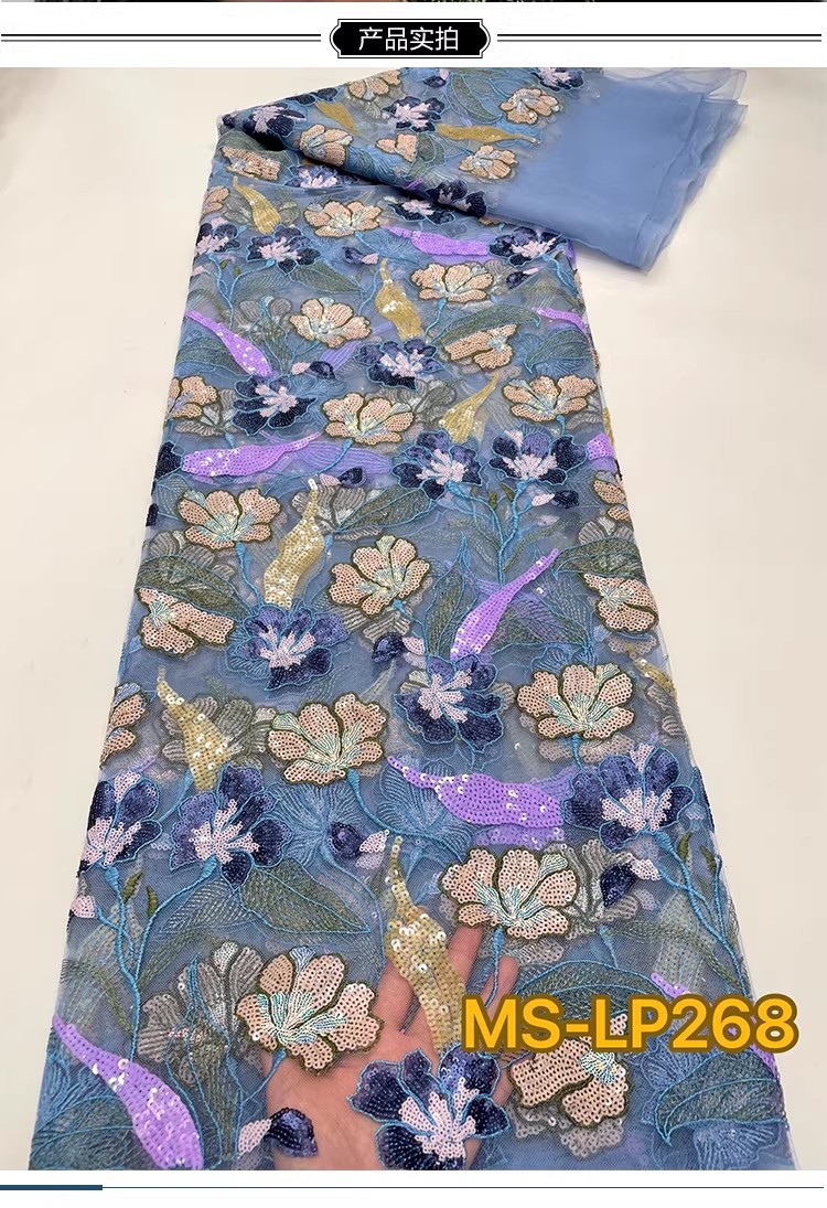 1yard Luxury Double color bead - Sewing Embroidery Fabric 评论和价格