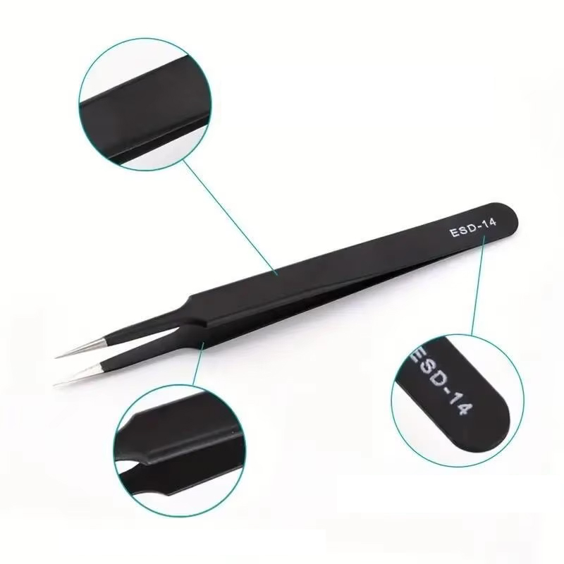 6pcs Precision ESD Tweezers St - Sewing Repair 评论和价格