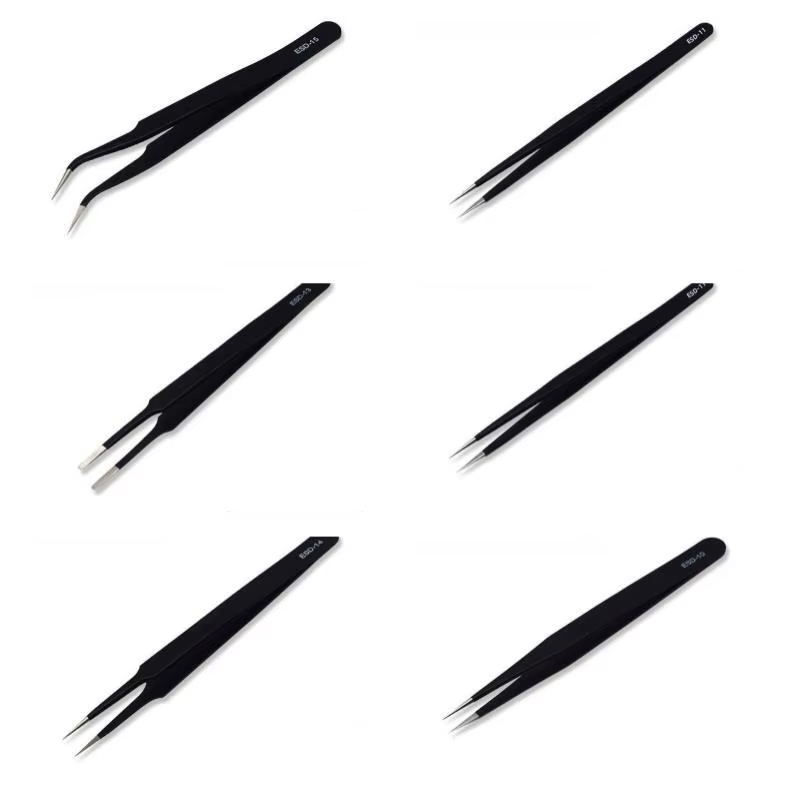 6pcs Precision ESD Tweezers St - Sewing Repair 评论和价格
