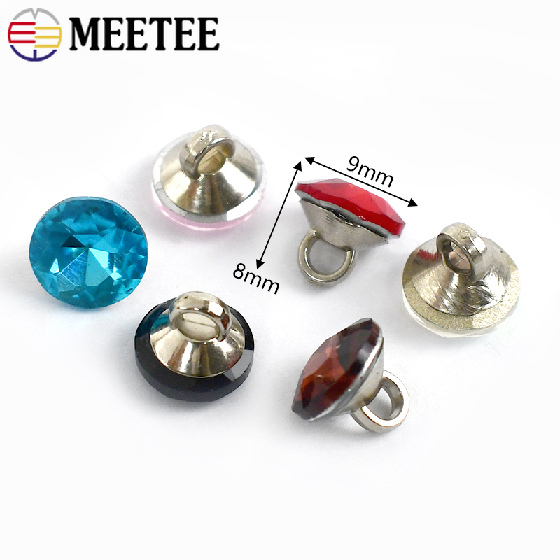 Meetee 20/50Pcs 9mm Rhinestone - Button Hole Cutter 评论和价格