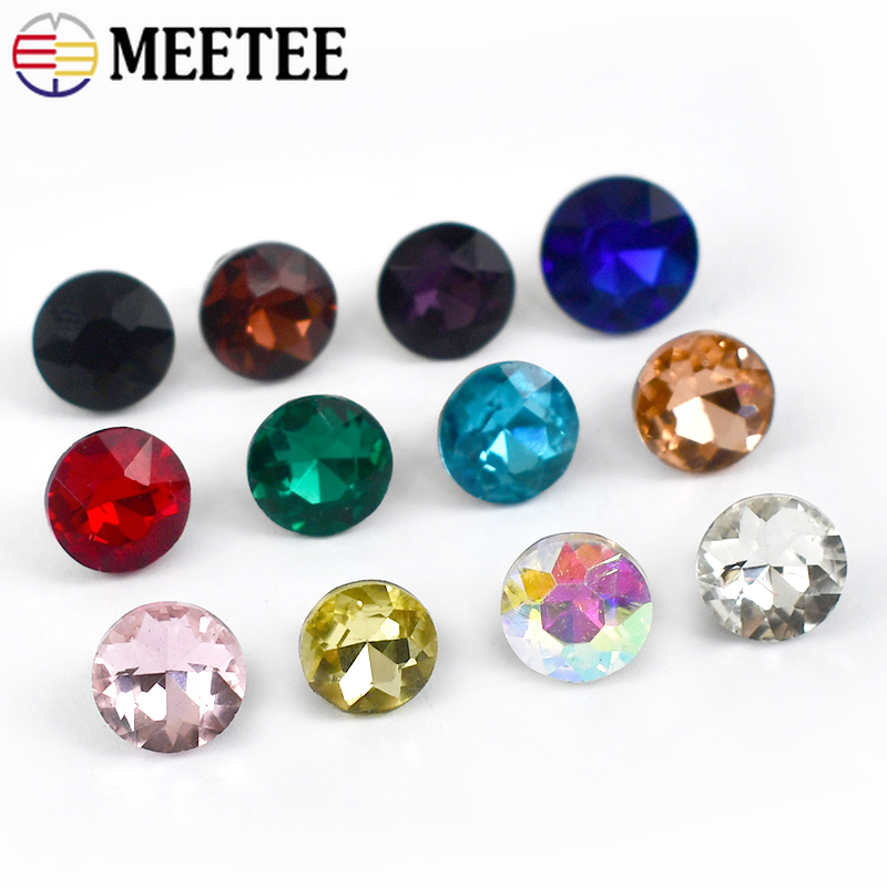 Meetee 20/50Pcs 9mm Rhinestone - Button Hole Cutter 评论和价格