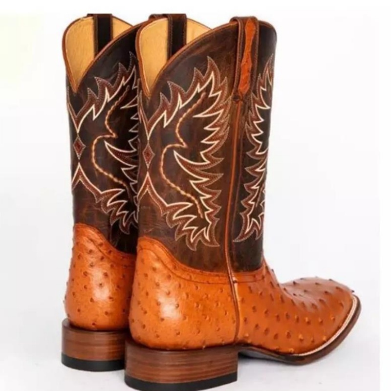 Men High Boots Embroidery Retr - Sewing Embroidery Fabric 评论和价格