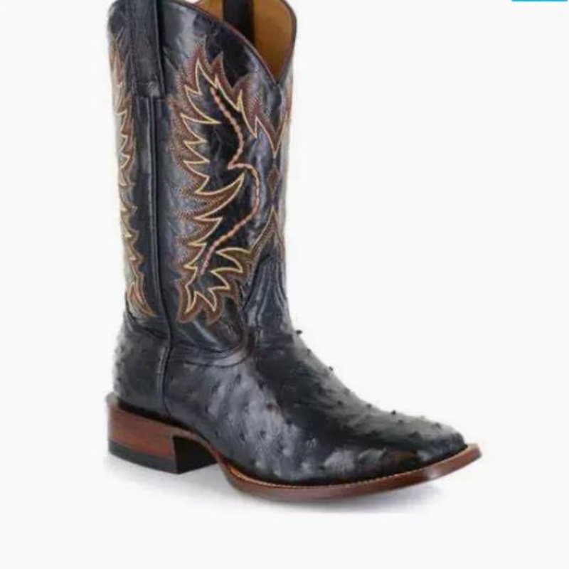 Men High Boots Embroidery Retr - Sewing Embroidery Fabric 评论和价格